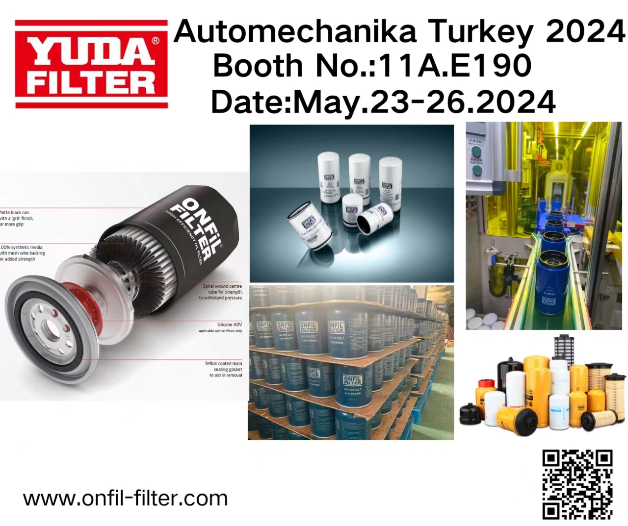 به Automechanika ترکیه 2024 خوش آمدید. شماره غرفه ما 11A.E190 است